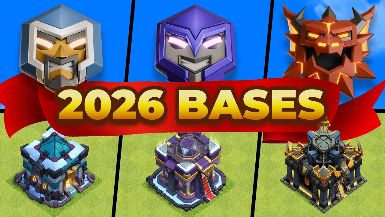 The BEST Ranked Bases for ALL TOWN HALLS in 2026! (Pro Bases, FREE!)