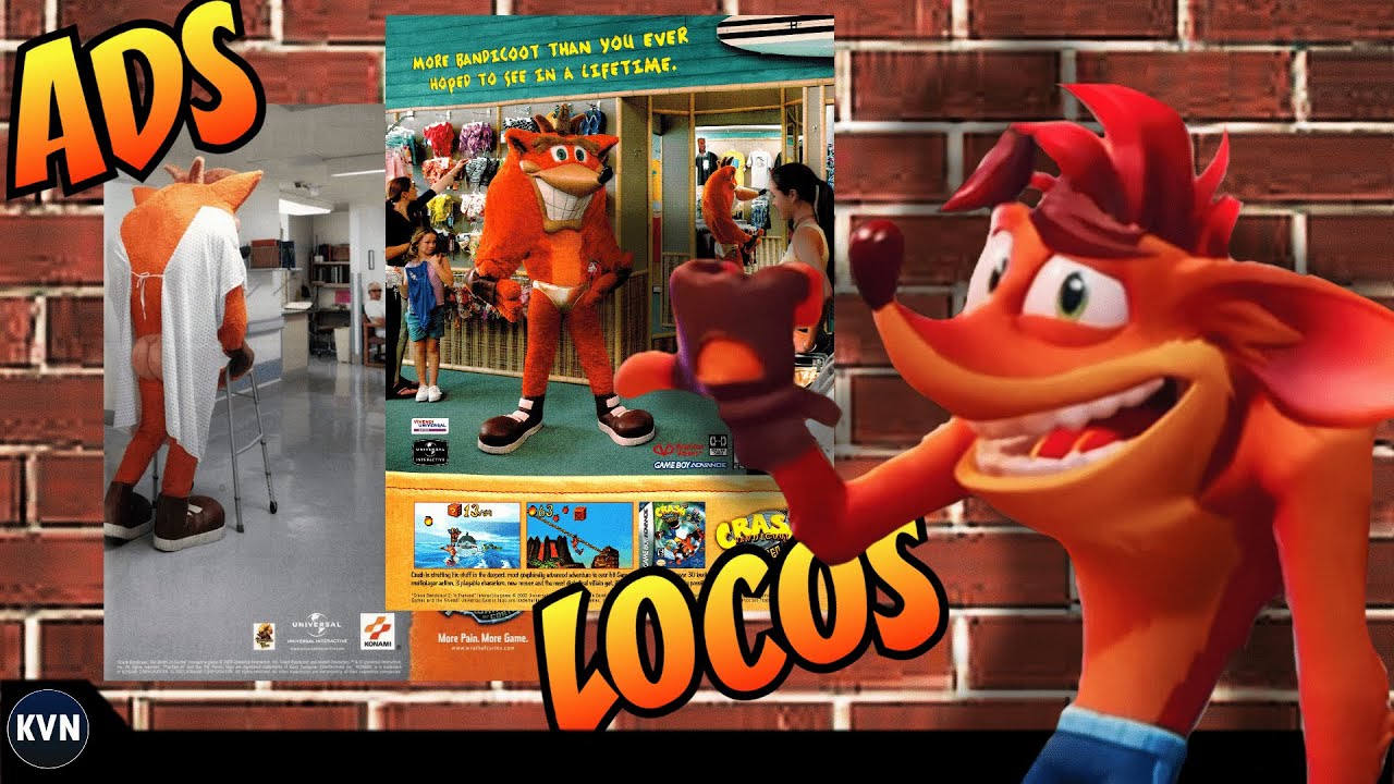 Publicidad GRACIOSA, RARA y JAPONESA de Crash Bandicoot – KVN