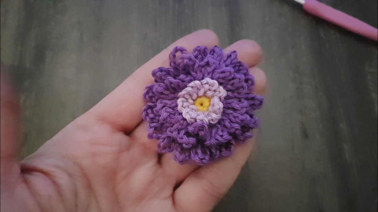 Dahlia bloem haken