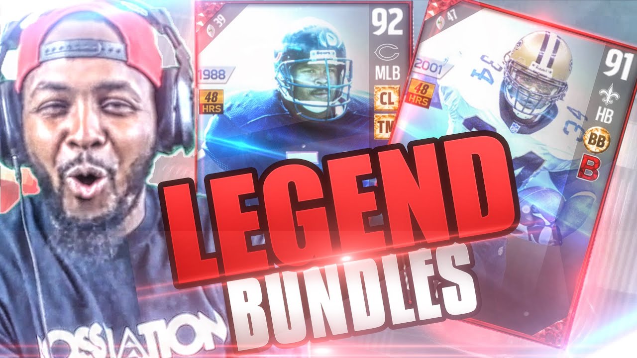HUGE LEGEND BUNDLE OPENING + 3 ELITE PULLS!!! | Madden 17 Ultimate Team