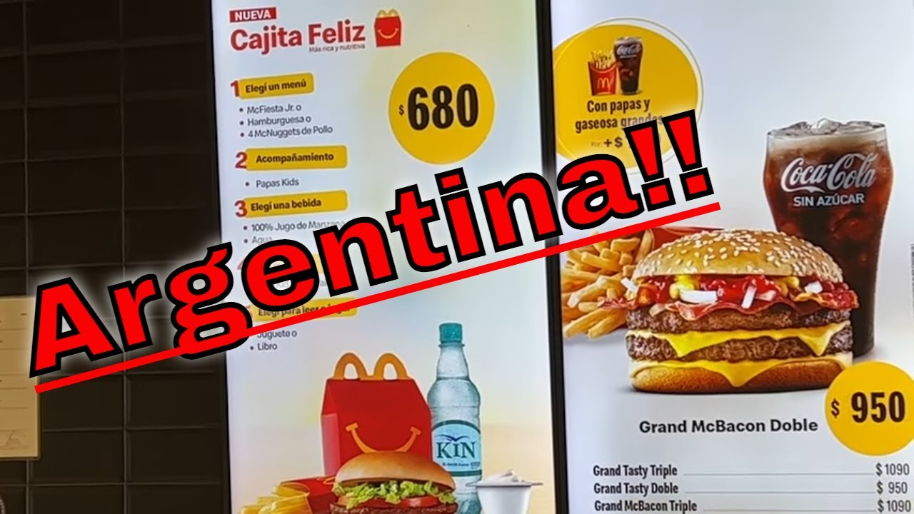 Ordering Food at McDonald's in Buenos Aires, Argentina