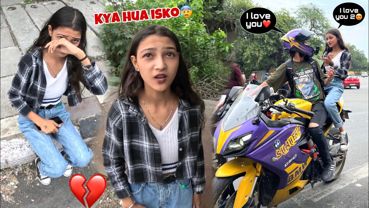 Found Stranger Girl Crying On Road After Her Break-up💔Yeh Ladki To Mujse Impressed Hogayi🥵