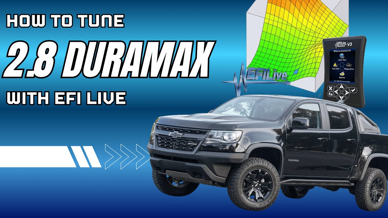 Как настроить двигатель Duramax объемом 2,8 л с помощью EFI Live