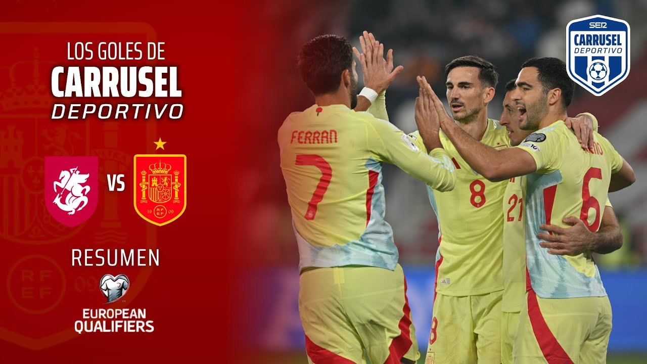 ¡Los de De la Fuente, con pie y medio en el Mundial 2026! - Resumen de goles del Georgia 0-4 España