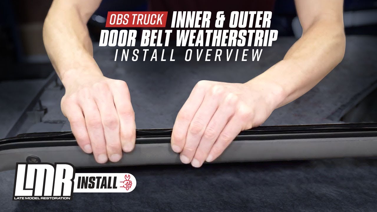 Ford OBS Bronco & Truck: Inner & Outer Door Belt Weatherstrip Kit - Install & Review