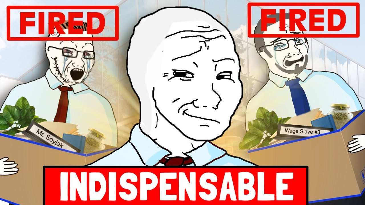 WOJAK KEEPS HIS WAGE SLAVE JOB