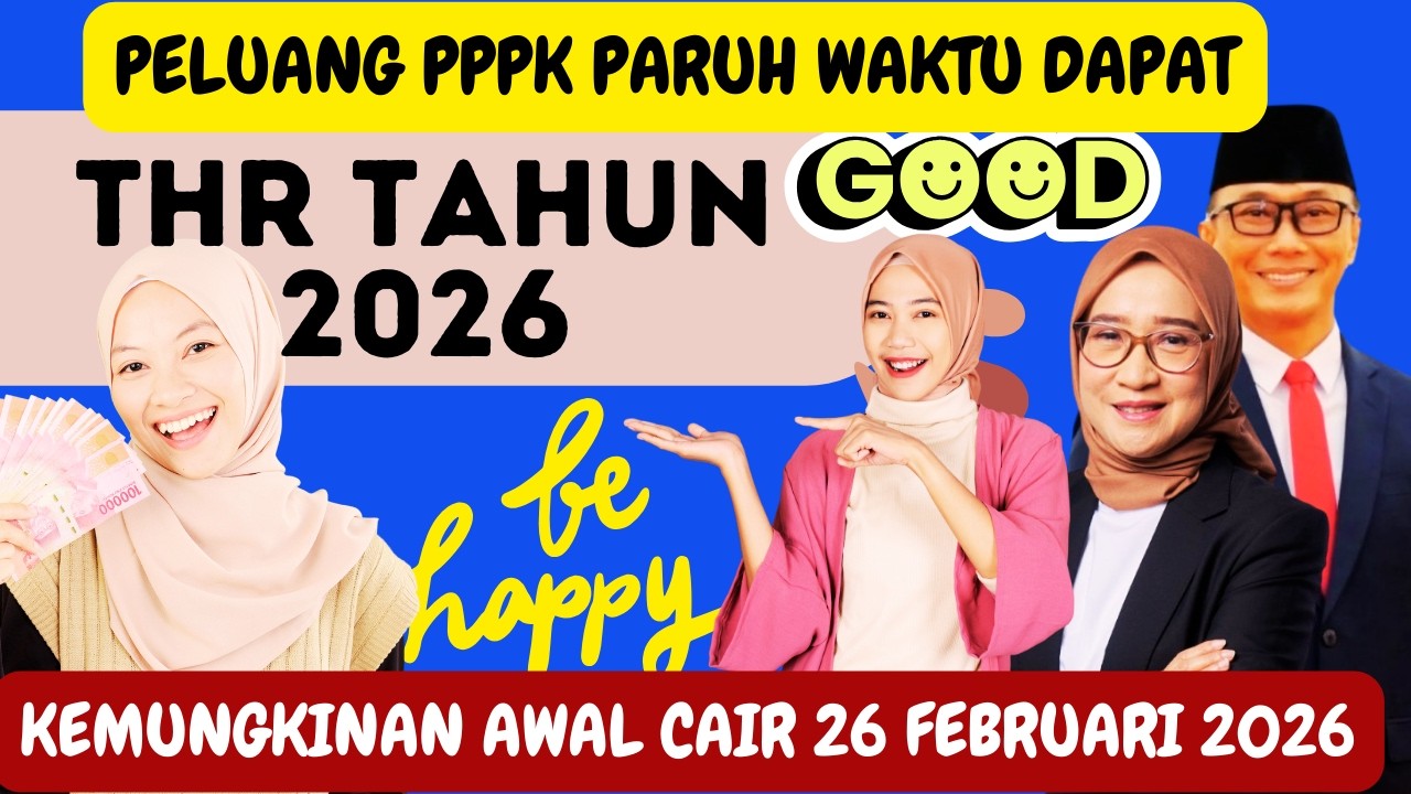 🎉THR 2026 UNTUK PPPK PARUH WAKTU AKHIRNYA CAIR?! 😱💰 Peluang Tahun Ini, Semoga Beneran Dapat! 🤲🔥