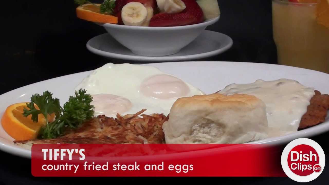 Tiffy's - Country Fried Steak and Eggs