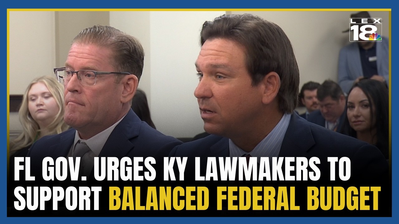 Florida governor urges Kentucky lawmakers to support constitutional change on national debt