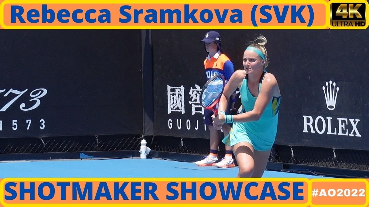 ⁴ᴷ #ao2022 Rebecca Sramkova (SVK) vs Cristina Bucsa (ESP) | WTA - ShotMaker ShowCase | Indian Wells