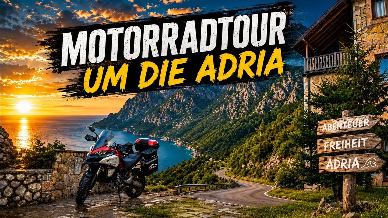 Motorradtour in Süd- und Osteuropa - Albanien und mehr (4K)
