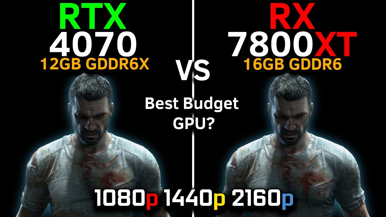 RTX 4070 vs RX 7800 XT | RT + DLSS 4 / FSR 3 | 1080p, 1440p, 4K | Best Budget GPU? | Gaming Test