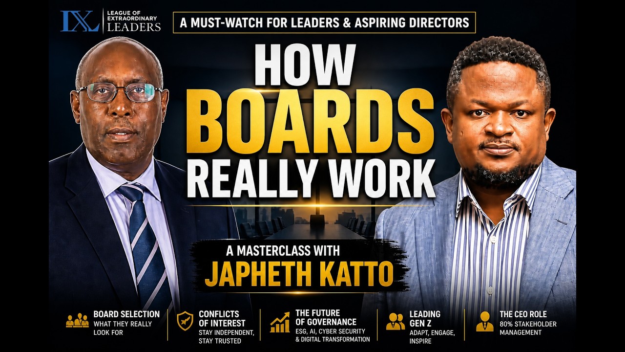 The Art of Corporate Governance: A Masterclass with Japheth Katto, Uganda's Governance Guru