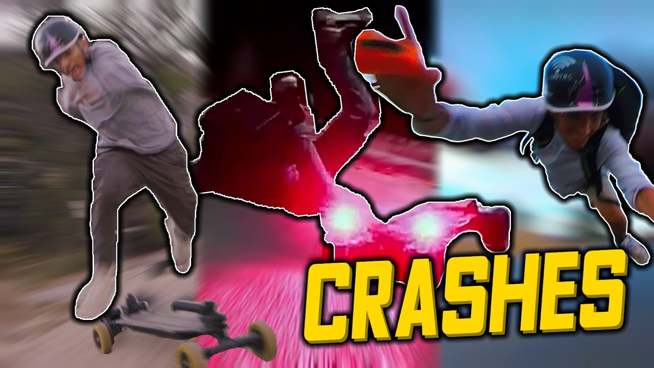 ⚡💥CRASH COMPILATION electric skateboard moments