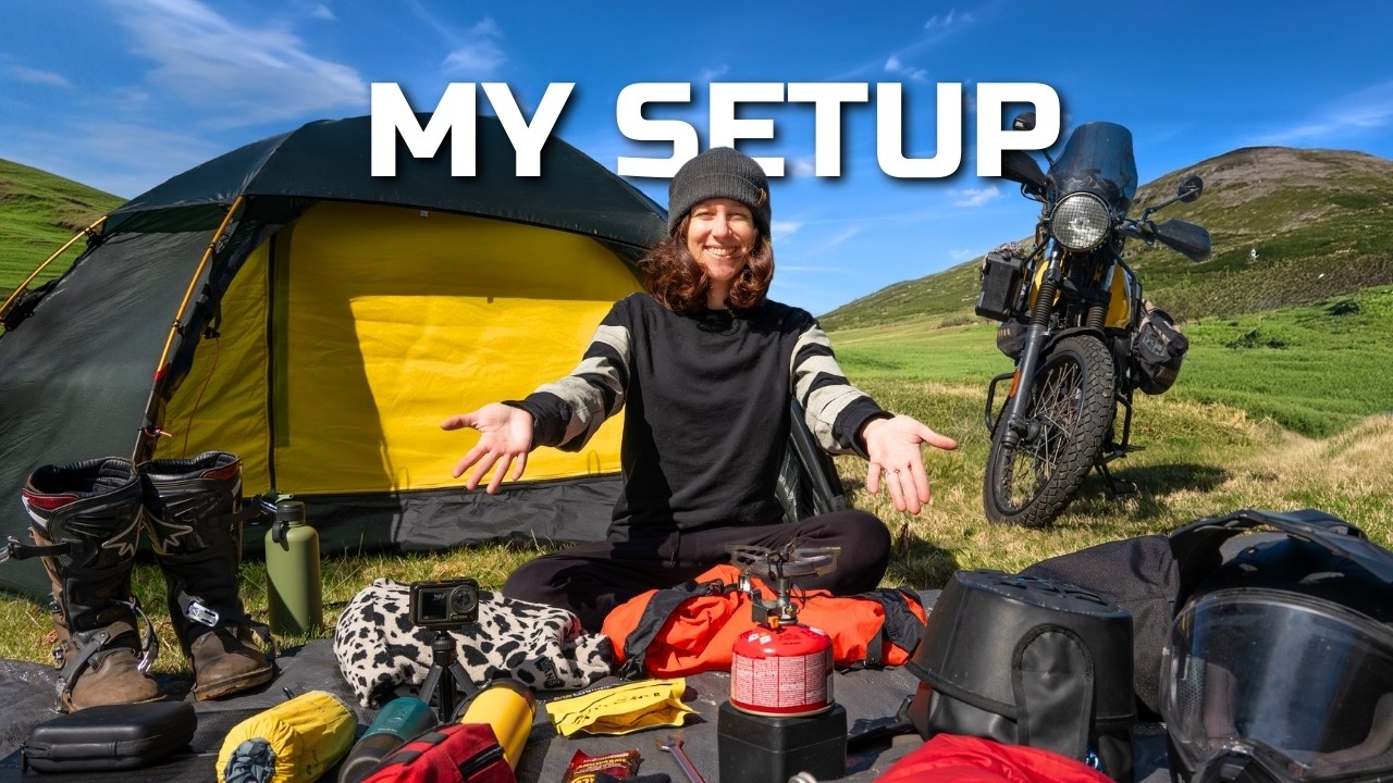 Everything I Pack for Solo Motorcycle Camping (Full Setup)