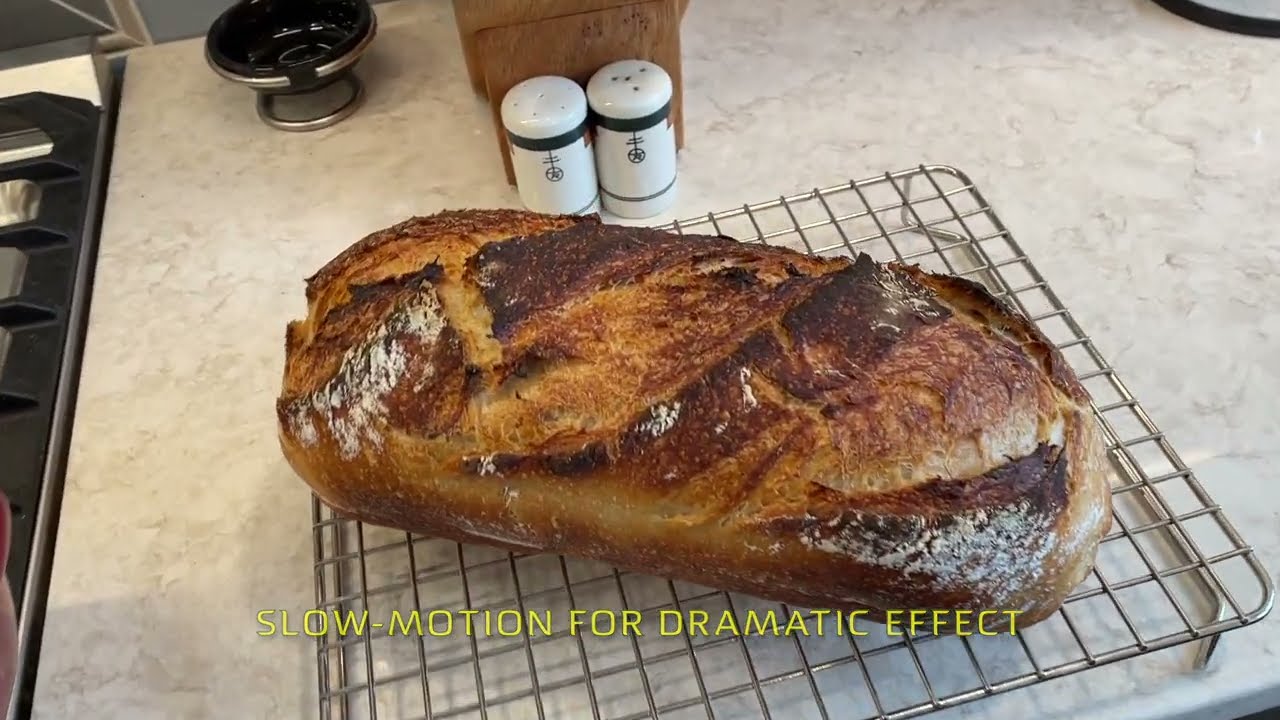 This one's about making a loaf of sourdough bread