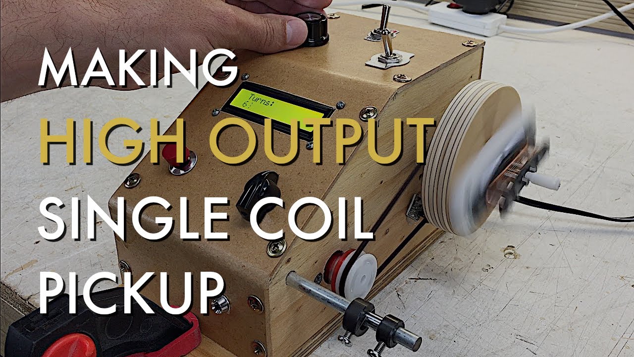 Making hight output single coil guitar pickup