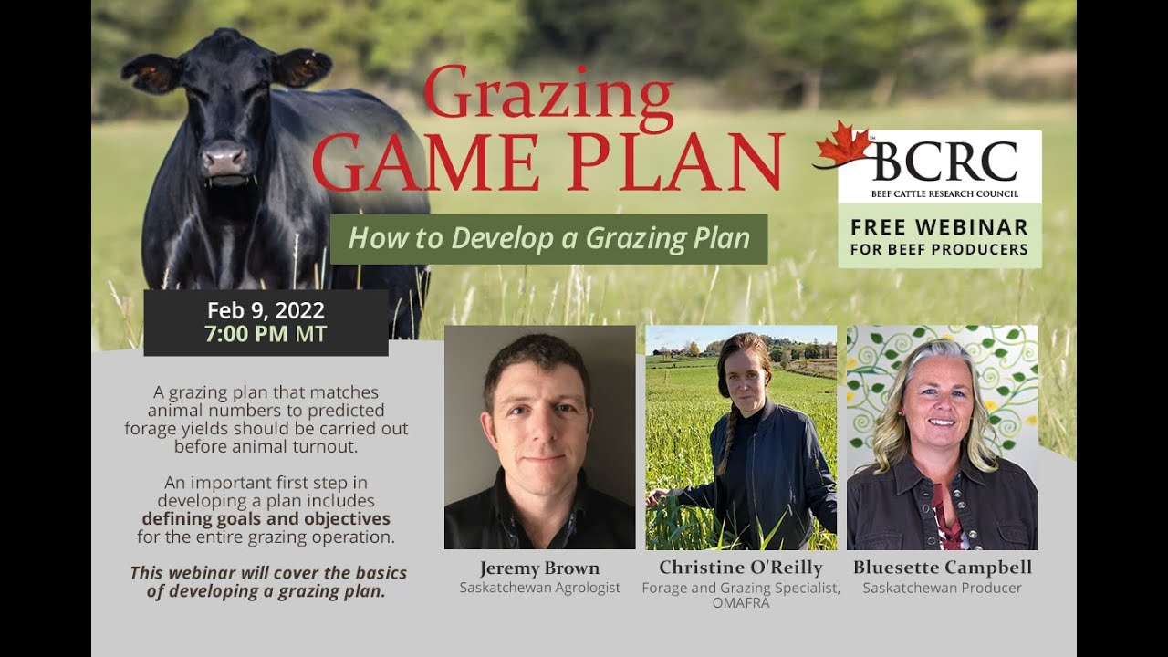 Grazing Game Plan - Developing a Grazing Plan