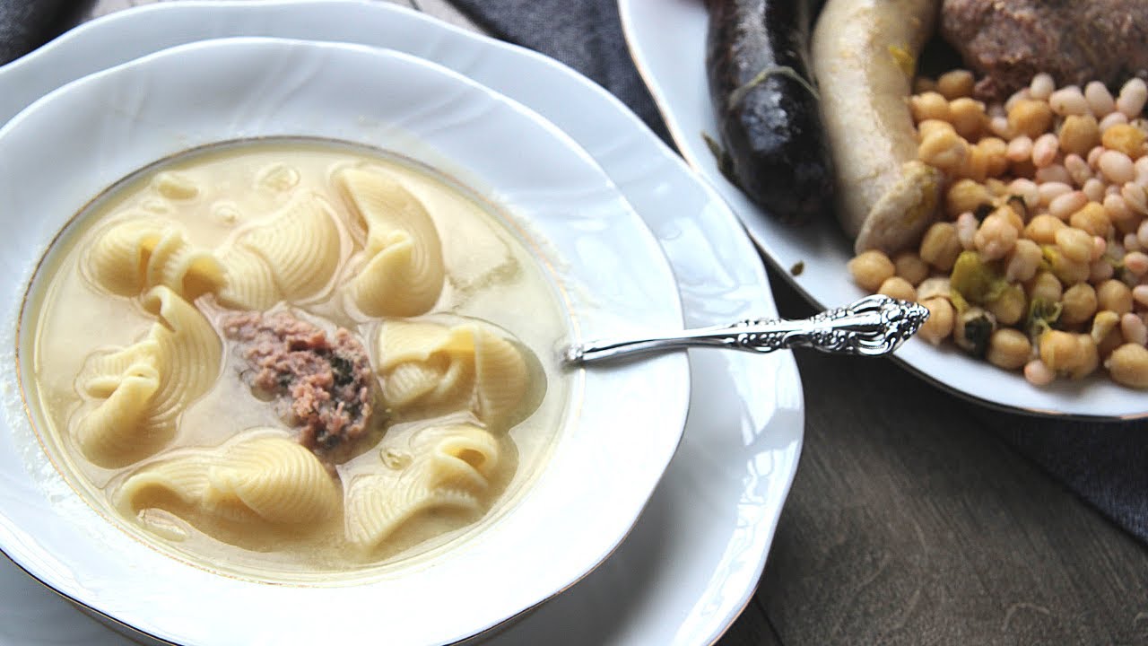 Escudella i Carn d'Olla - Sopa de galets