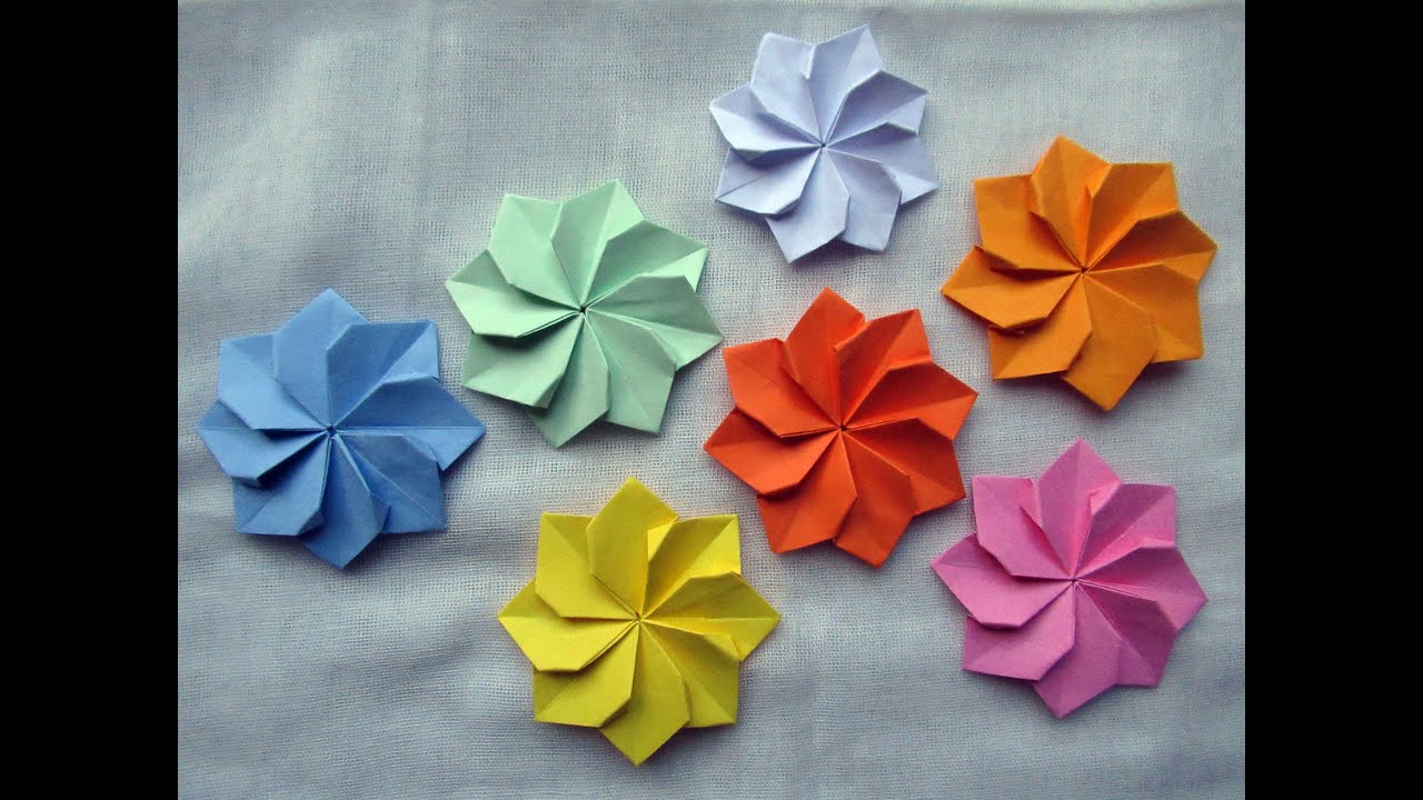 Origami flower - dahlia