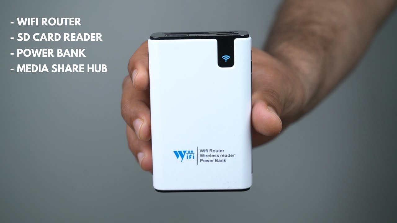 All you need in one device - KuWFi Wireless Data share Power bank