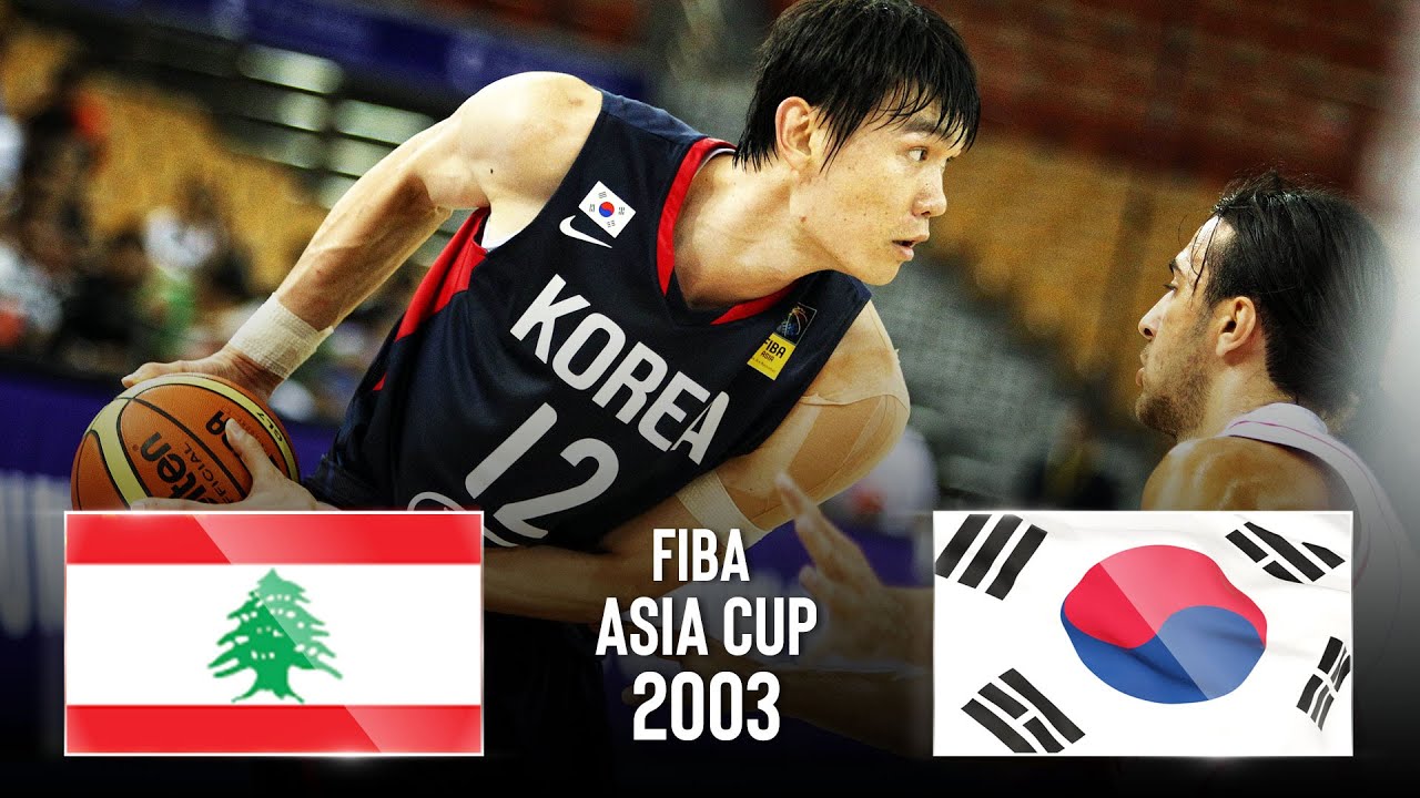 🇱🇧 Lebanon vs Korea 🇰🇷| Classic Full Games - 🏆 FIBA Asia Cup 2003, Semi-Final