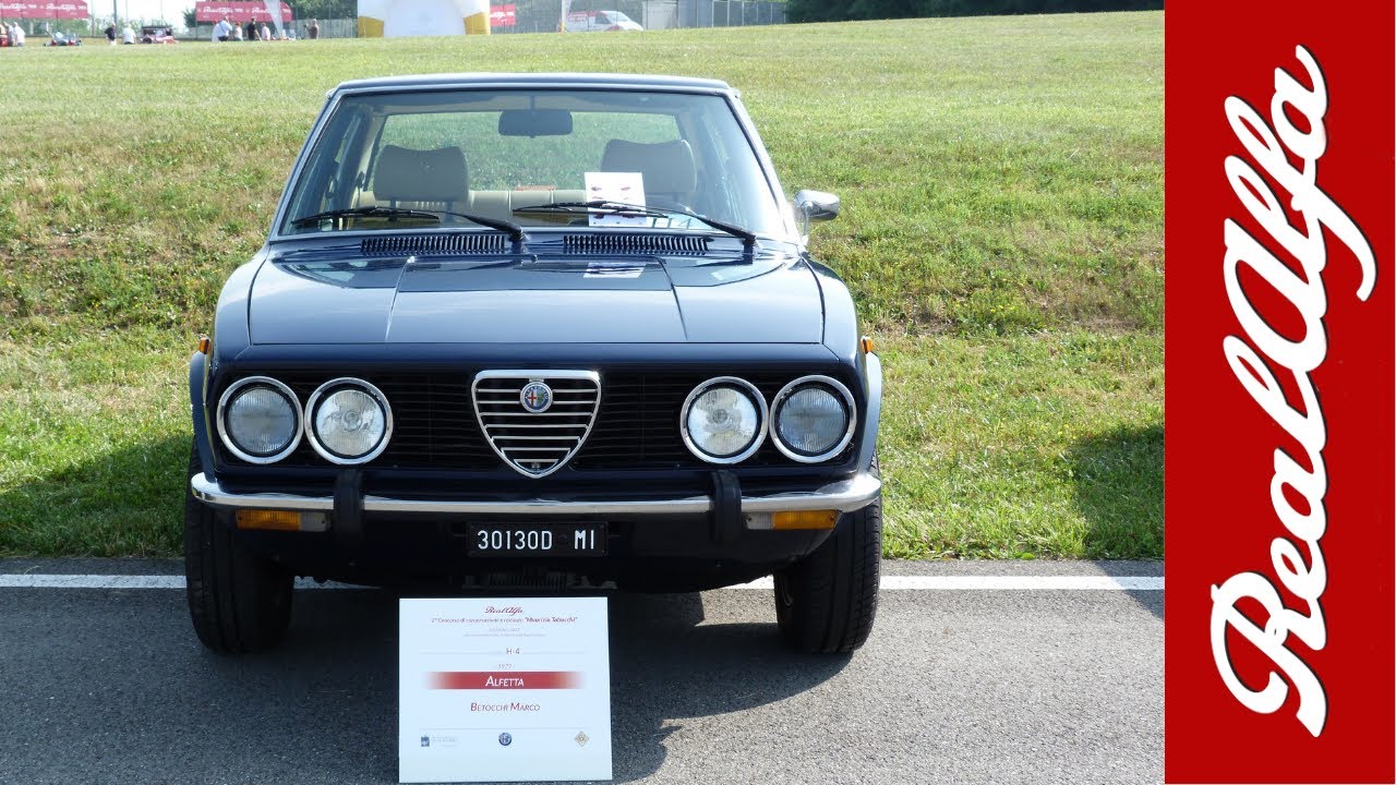 L'Alfa Romeo ALFETTA e i suoi 50 anni di storia al Concorso RealAlfa 2022