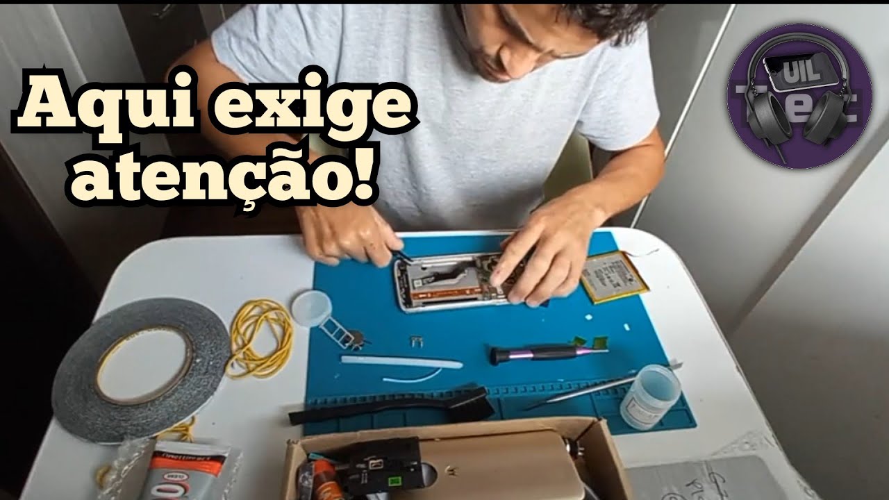 Troca da tela g7 play | Uil Cell