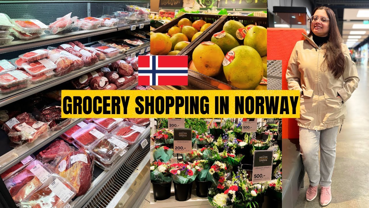 HOW IS GROCERY SHOPPING IN NORWAY | FIRST PLANT SHOPPING IN NORWAY