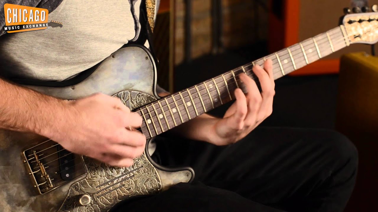 James Trussart SteelTopCaster Antique Silver & Engraved Roses | CME Gear Demo | Joel Bauman