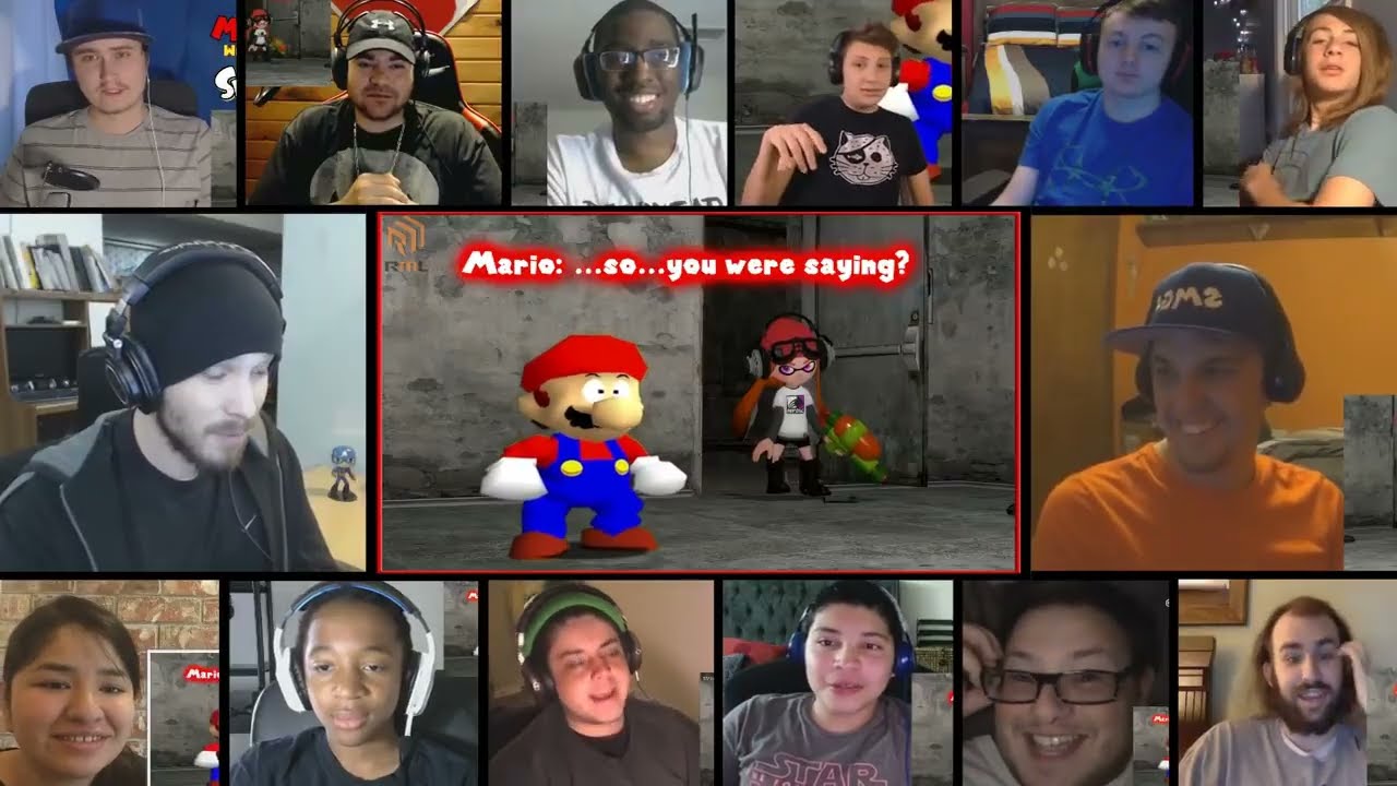 SMG4: If Mario Was In... Splatoon 2 [REACTION MASH-UP]