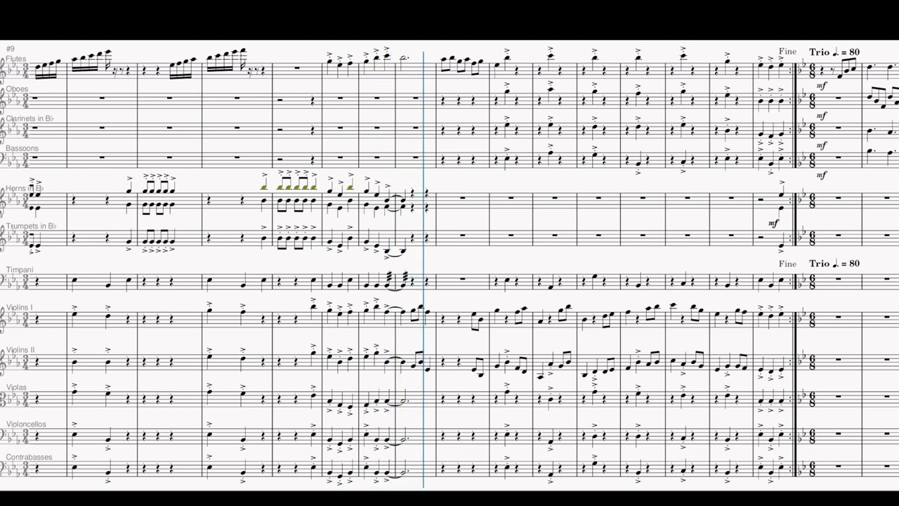 Symphony in Eb Major, ZV 175: III - Menuetto