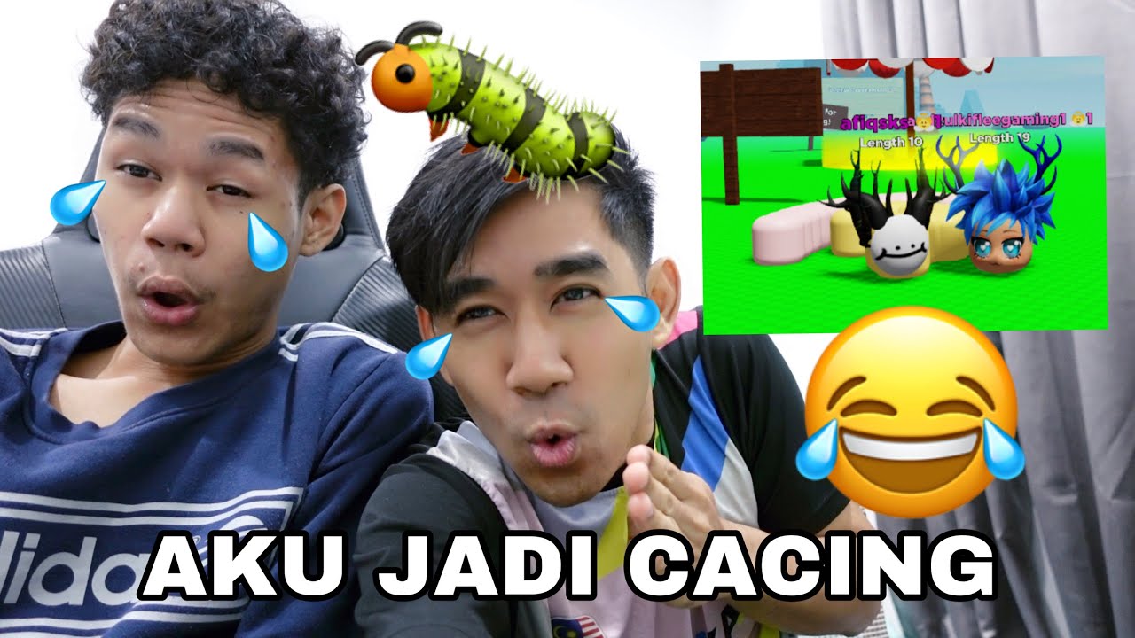 AKU JADI CACING 🐛 WORMFACE ROBLOX 😂