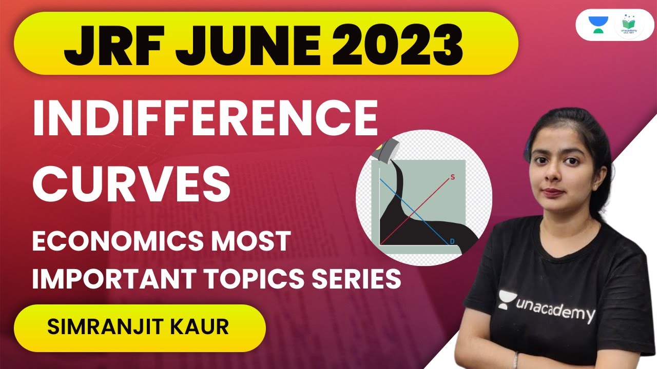 Most Important Topics of Economics | Indifference Curves | JRF June 2023 | Simranjit Kaur