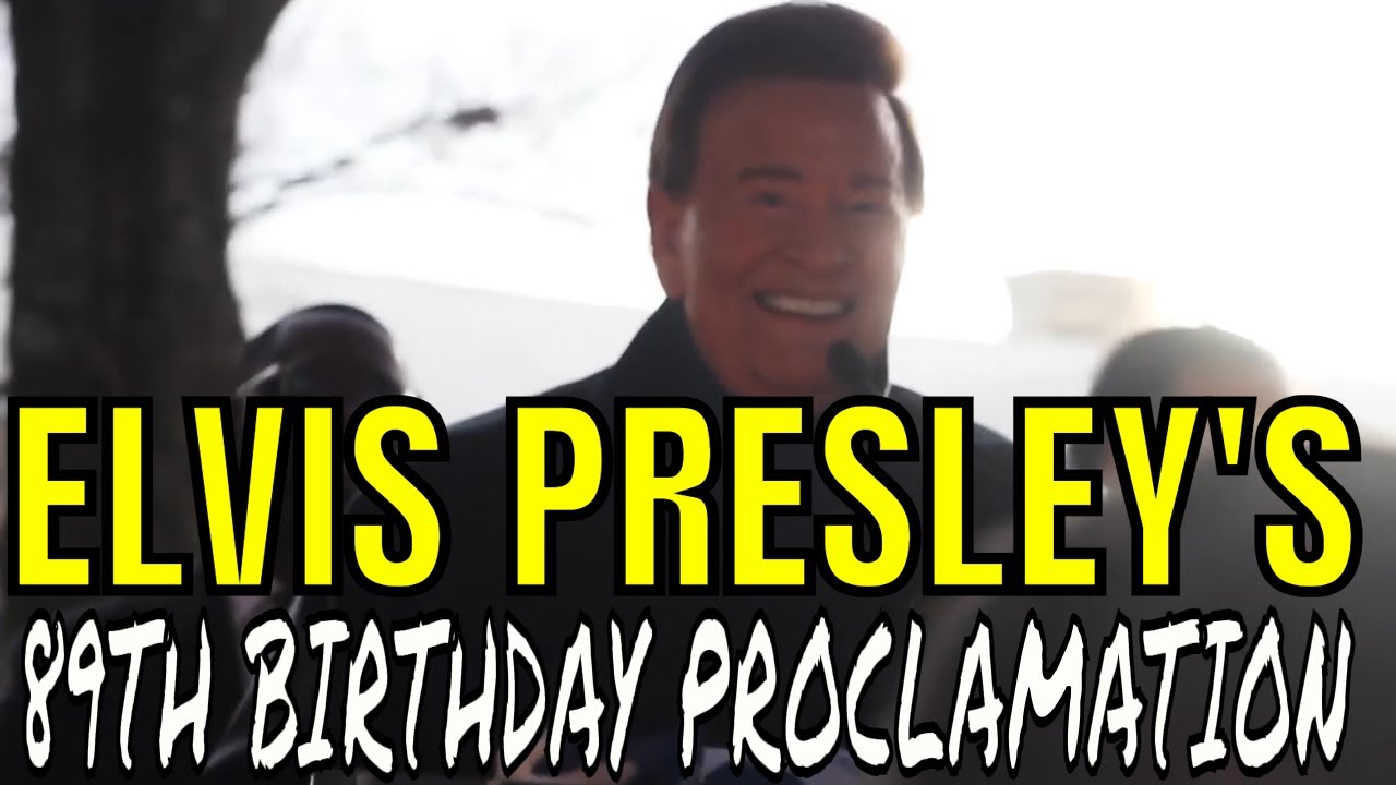 Elvis Presley's 89th Birthday Celebration Proclamation at Graceland January 8 2024 Wink Martindale