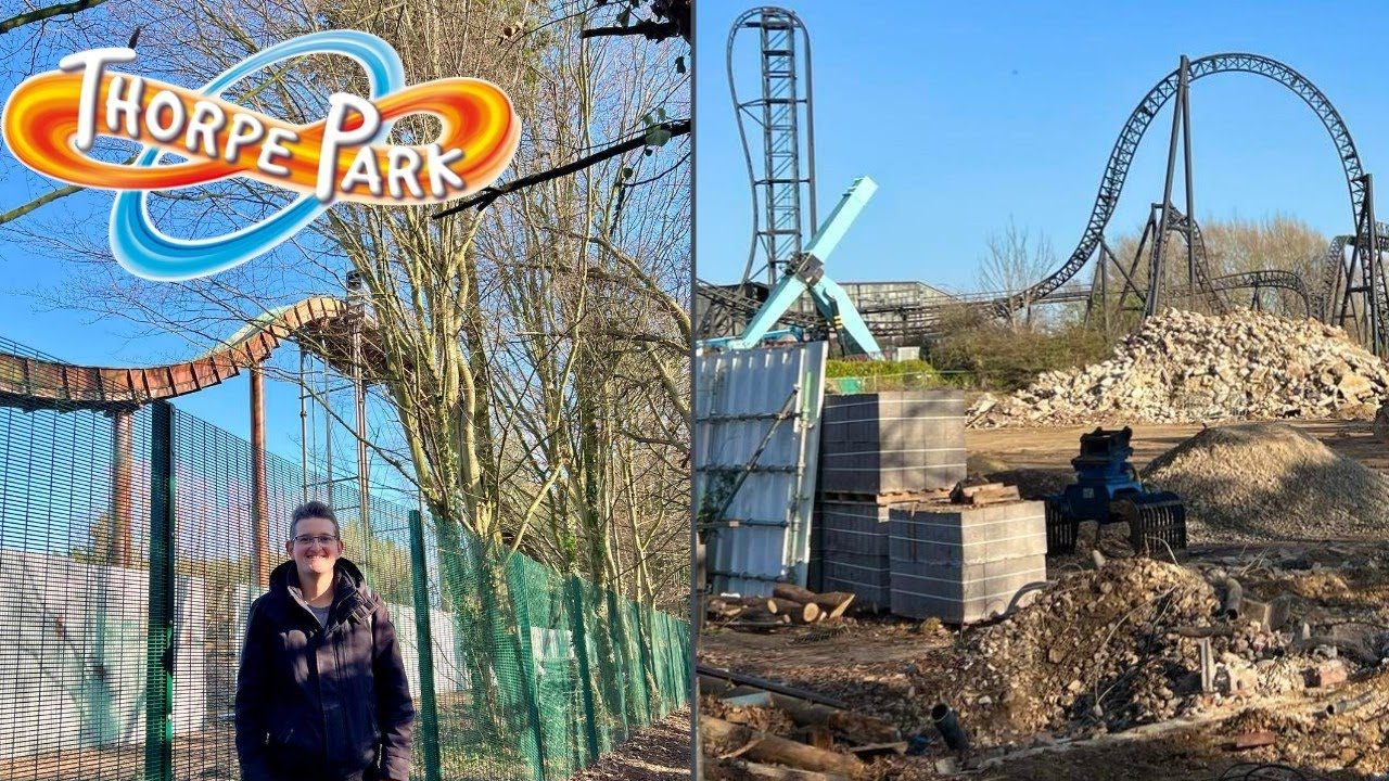 THORPE PARK Project Exodus Construction Update - 15th February 2023