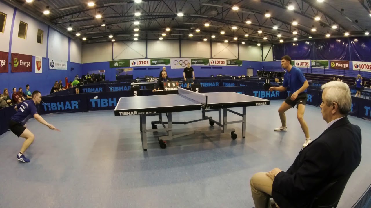Łukasz Kaproń vs Igor Zawadzkyi | Akademickie Mistrzostwa Polski w tenisie stołowym