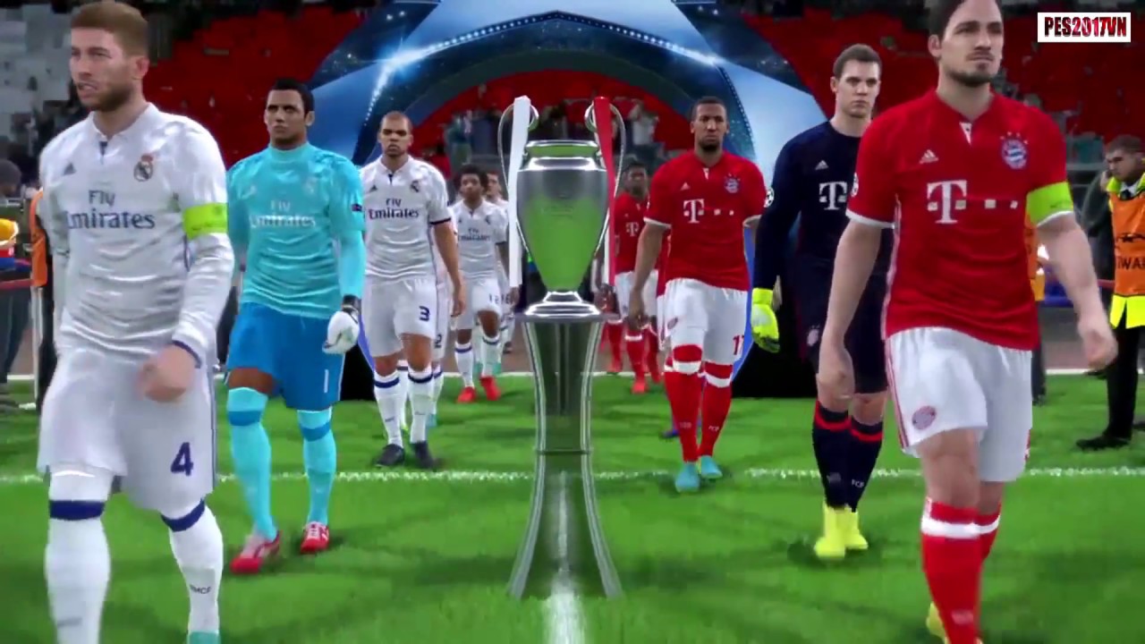 PES 2017 PS4 - UEFA Champions League Final - Bayern Munich vs Real Madrid