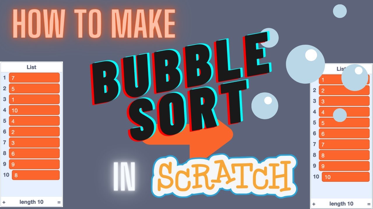 How to make Bubble Sort in Scratch!