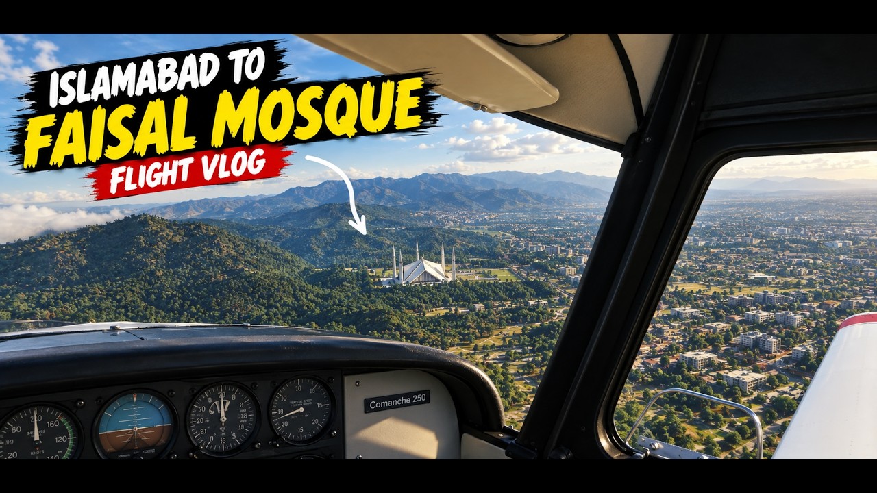 I Flew Inside Pakistan&rsquo;s Most Guarded Airspace! (Faisal Mosque View)
