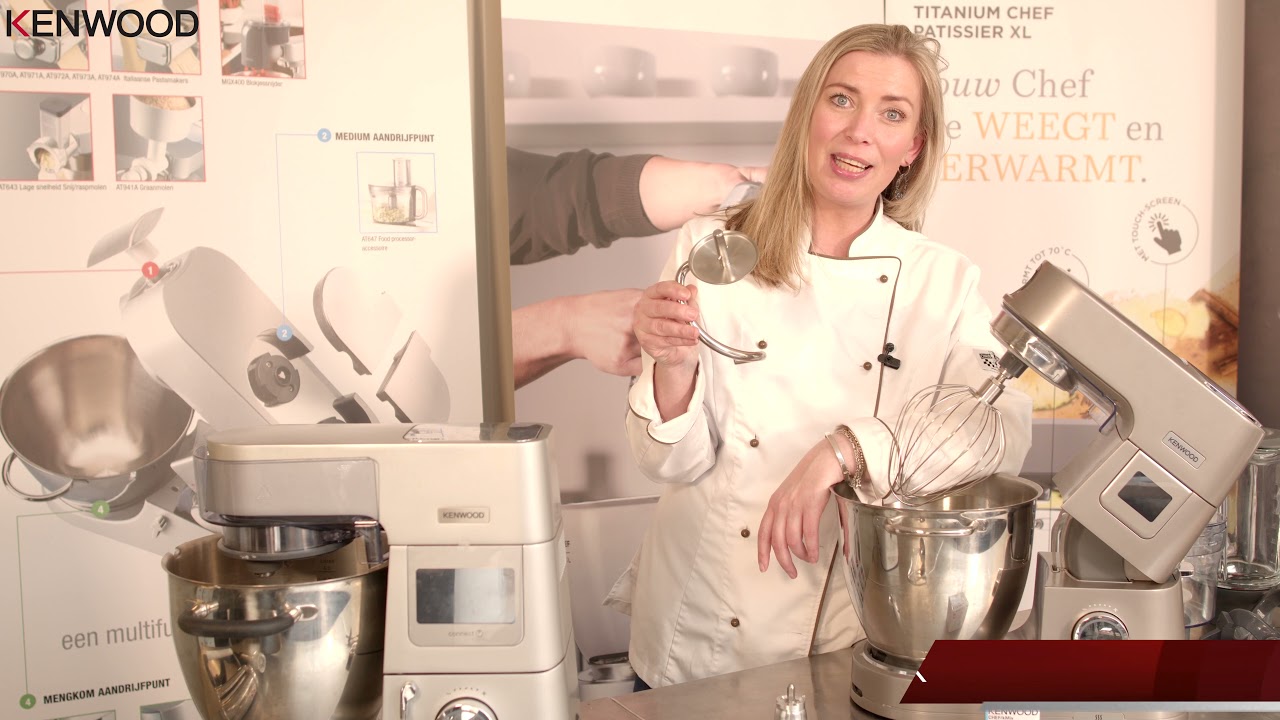 Wat kan de Kenwood Chef Patissier Titanium XL? Saskia legt het uit in een notendop.