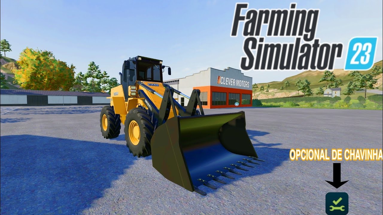 PÁ CARREGADEIRA CASE W20E NA CHAVINHA 12 CONFIGURAÇÕES PARA O FS 23 MOD DOWNLOAD