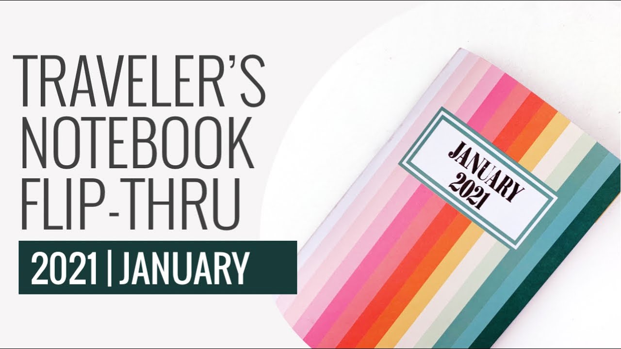 Traveler's Notebook Flip Through | January 2021