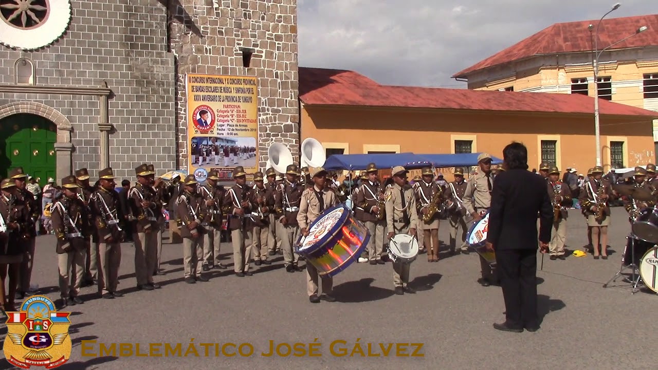 Emblemático José Gálvez 2018 - Concurso de Bandas Escolares Yunguyo 🎼