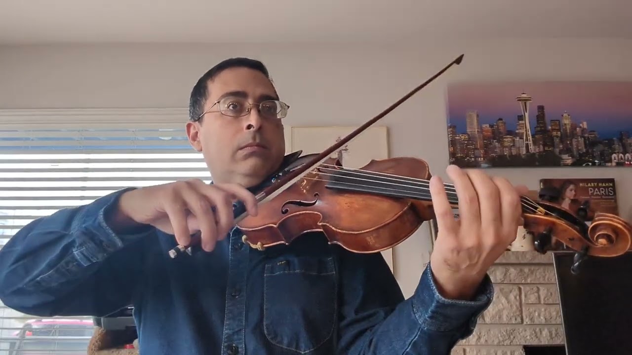 Gossec Gavotte 2nd violin duet part by Martha Yasuda; Adam Syed, violin