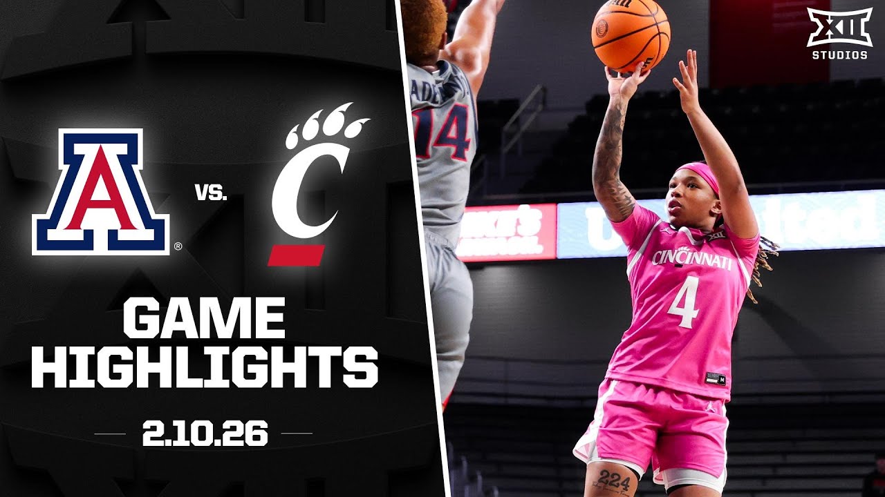 Arizona vs. Cincinnati Game Highlights | 2025-26 Big 12 Women’s Basketball