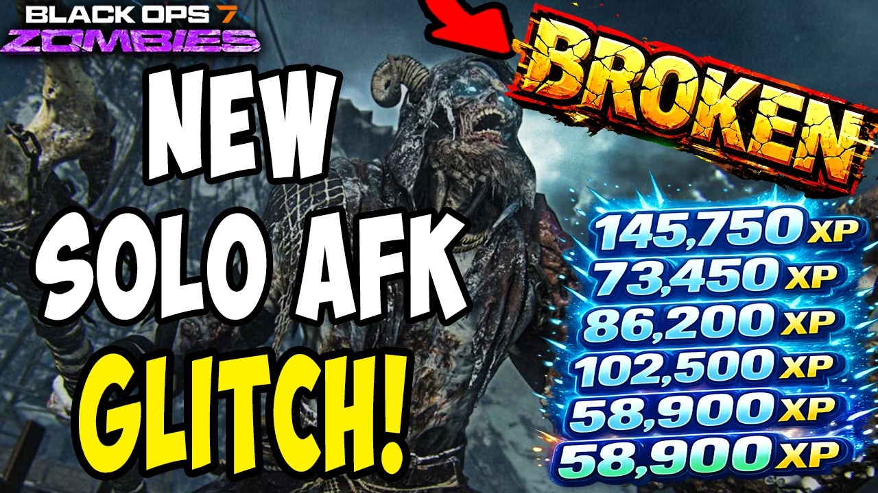NEW AFK XP GLITCH! EASY WEAPON XP + GOBBLEGUMS & LEVEL UP FAST (BO7 Zombies)