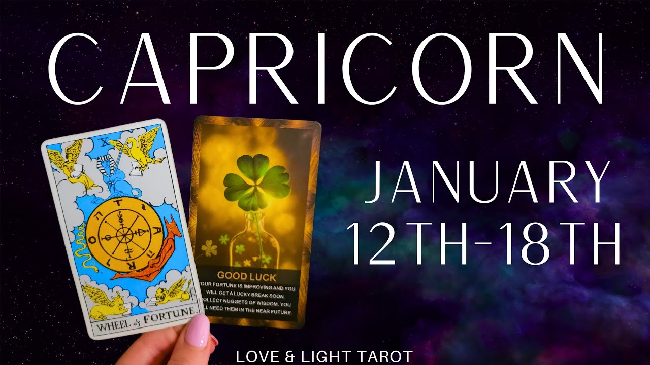 Козерог♑️ Вас скоро ждет удача! Удача сопутствует вам – победа!✨️ 12-18 января