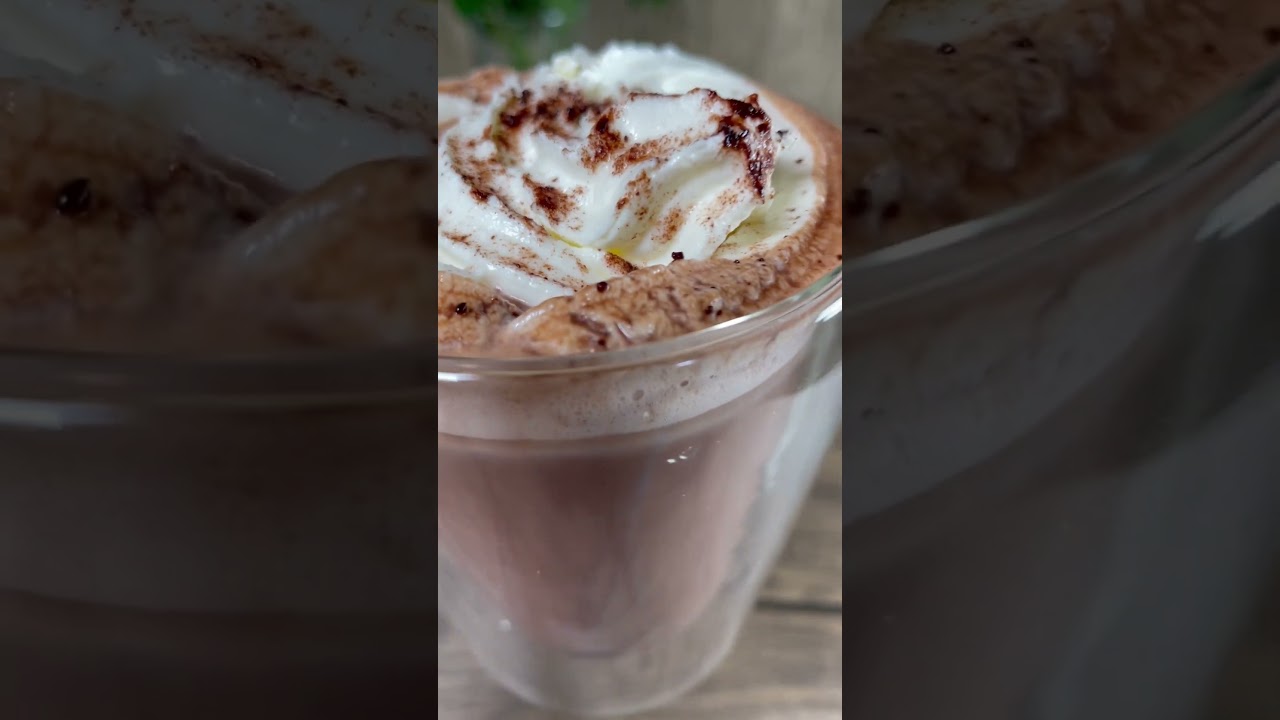 Yummy hot chocolate ☕️ #hotchocolate#homemade#creamy#food#delicious#cooking