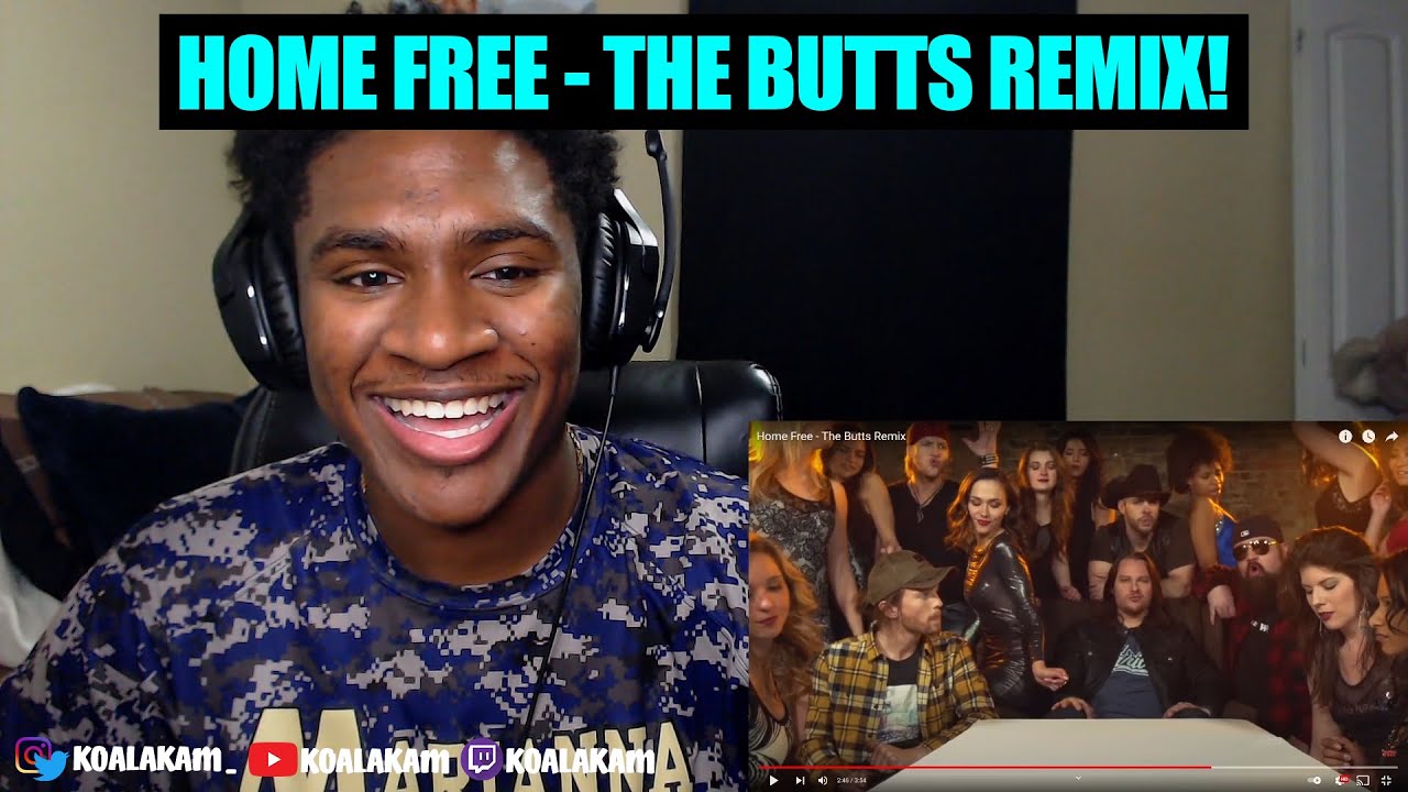 what did I just watch!? Home Free - The Butts Remix (REACTION!)